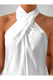 Casual Cotton Halter Tank Top