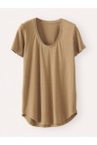 HEMP SCOOPNECK TSHIRT