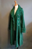 1970s Green Corduroy Winter Coat Green