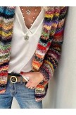 Colorful Stripes Daily Cardigan